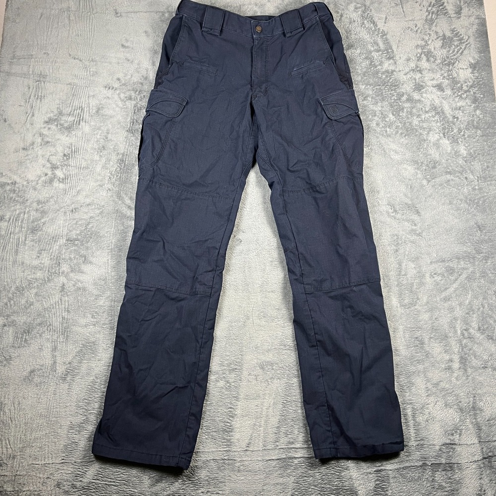 5.11 Tactical Pants Mens 32X34 Navy Blue Ripstop Outdoor Hiking Cargo Pockets